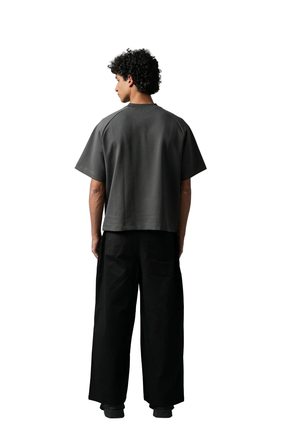 BLACK SOLID PANTS